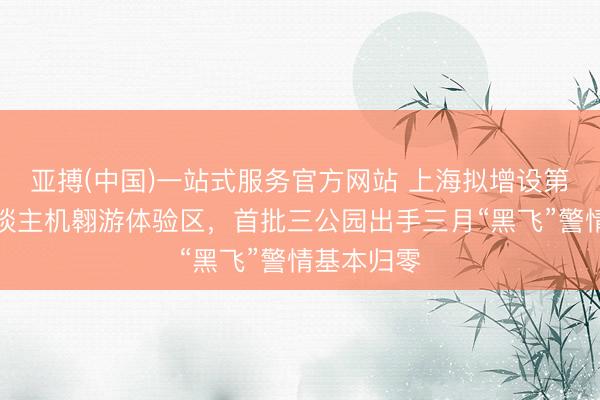 亚搏(中国)一站式服务官方网站 上海拟增设第二批无东谈主机翱游体验区，首批三公园出手三月“黑飞”警情基本归零