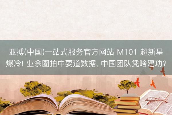 亚搏(中国)一站式服务官方网站 M101 超新星爆冷! 业余圈拍中要道数据， 中国团队凭啥建功?
