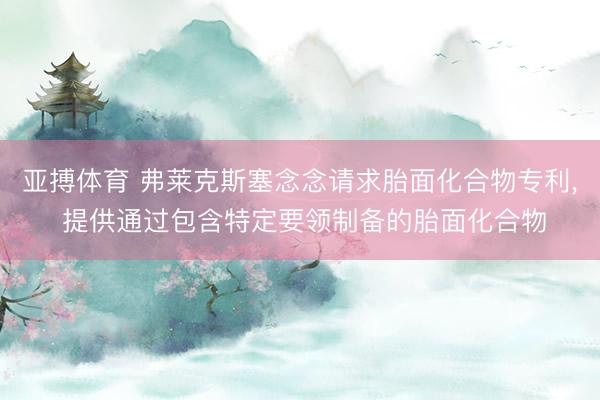 亚搏体育 弗莱克斯塞念念请求胎面化合物专利， 提供通过包含特定要领制备的胎面化合物